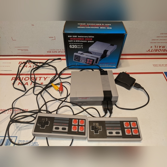 Mini Game Anniversary Edition Retro Game Console 620 Built In Classic Games - Picture 1 of 5